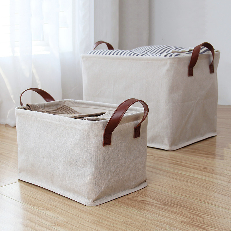 Linum Home Textiles - Prosty, jednolity kolor, kosz do przechowywania
