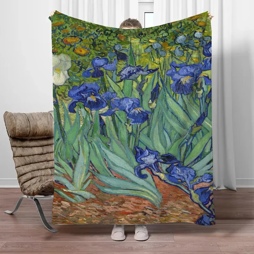 Luxury Home Textiles Usa - Koc Van Gogh Boho na sofę,