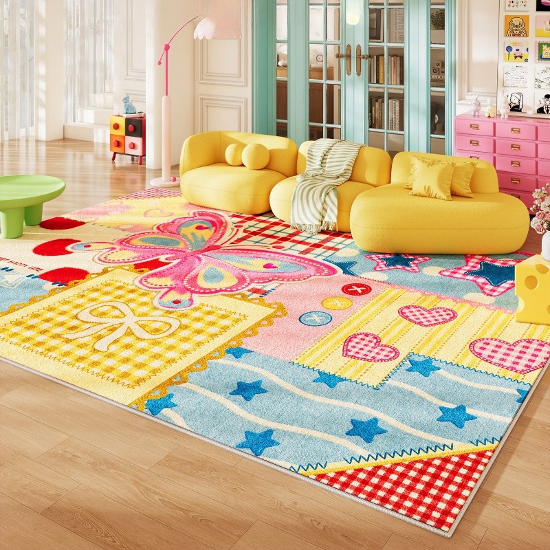 Home Textiles Online - Dywan do salonu w kolorach dopaminy,