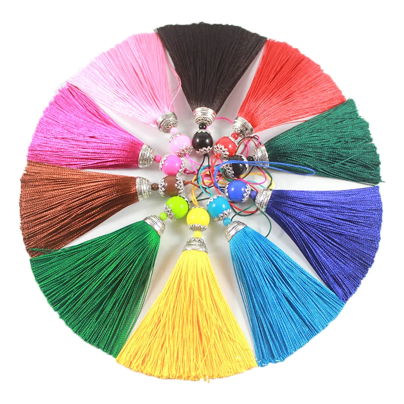 Home Ec Textiles - 2/5 sztuk 8CM Silk Tassel z