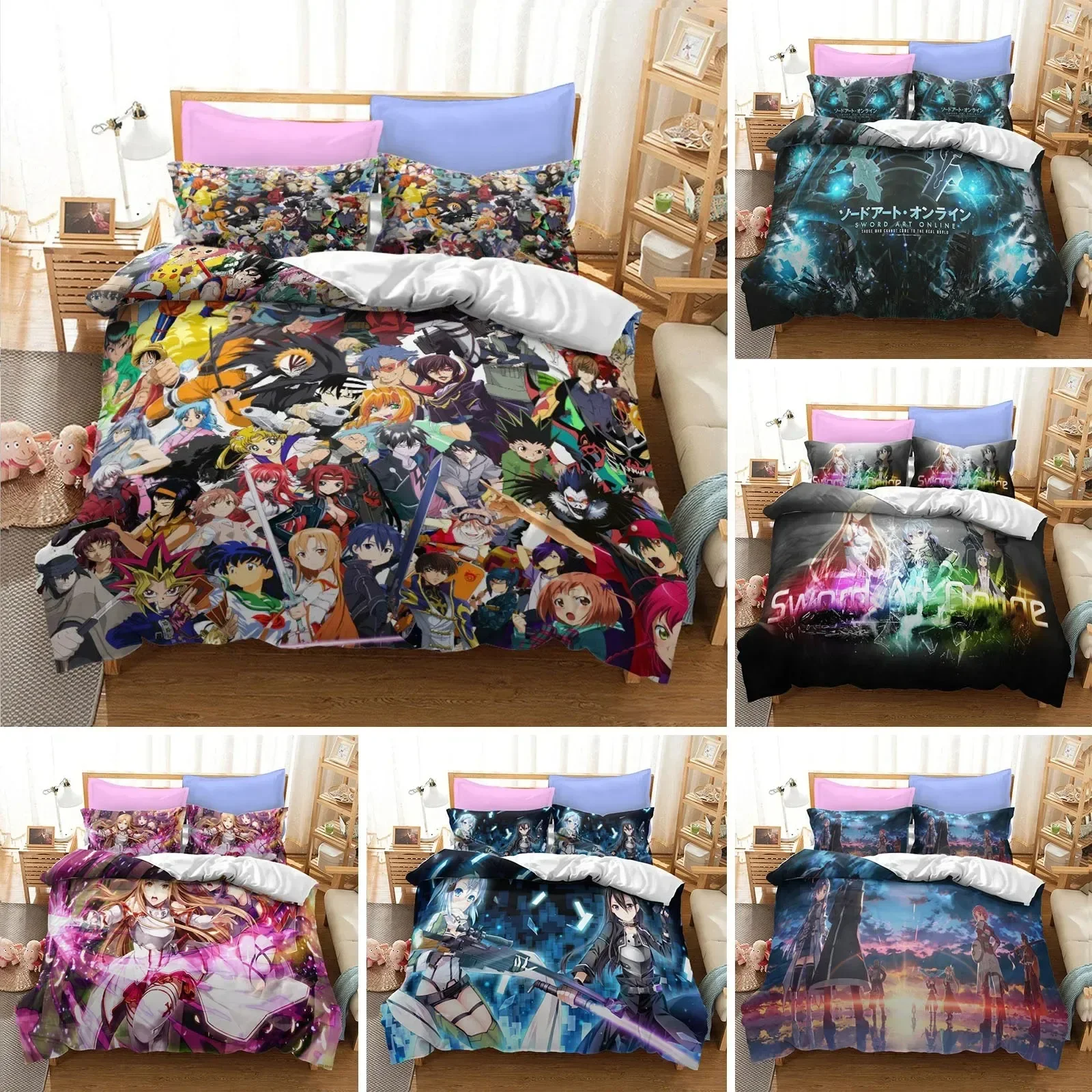 Zestaw pościeli Anime Sword Ar – Home Textiles Online recenzja i cena