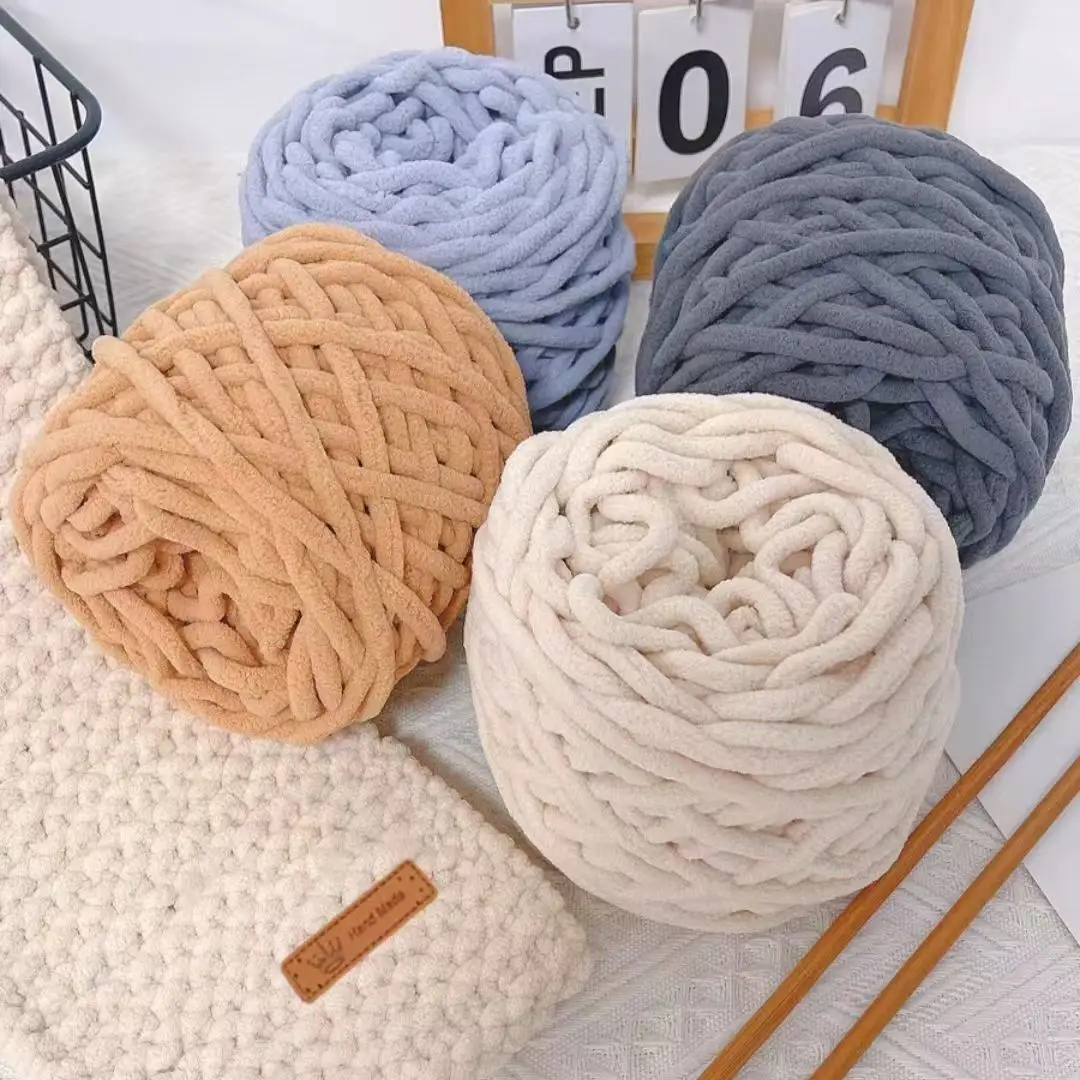 3PCS 300g Szenil Knitting Yarn – Wool Blanket Herringbone recenzja i cena