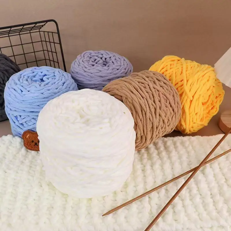 3PCS 300g Szenil Knitting Yarn – Wool Blanket Herringbone recenzja i cena