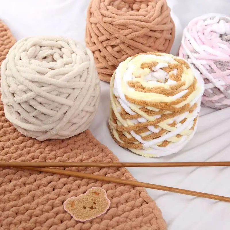 3PCS 300g Szenil Knitting Yarn – Wool Blanket Herringbone recenzja i cena