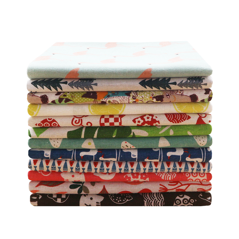 Tkanina lniana z nadrukiem fla – Linum Home Textiles recenzja i cena