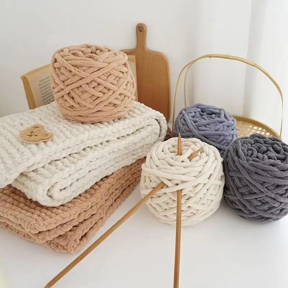 1 SZT. 100g Sznur Chenille do  – Wool Blanket Herringbone recenzja i cena