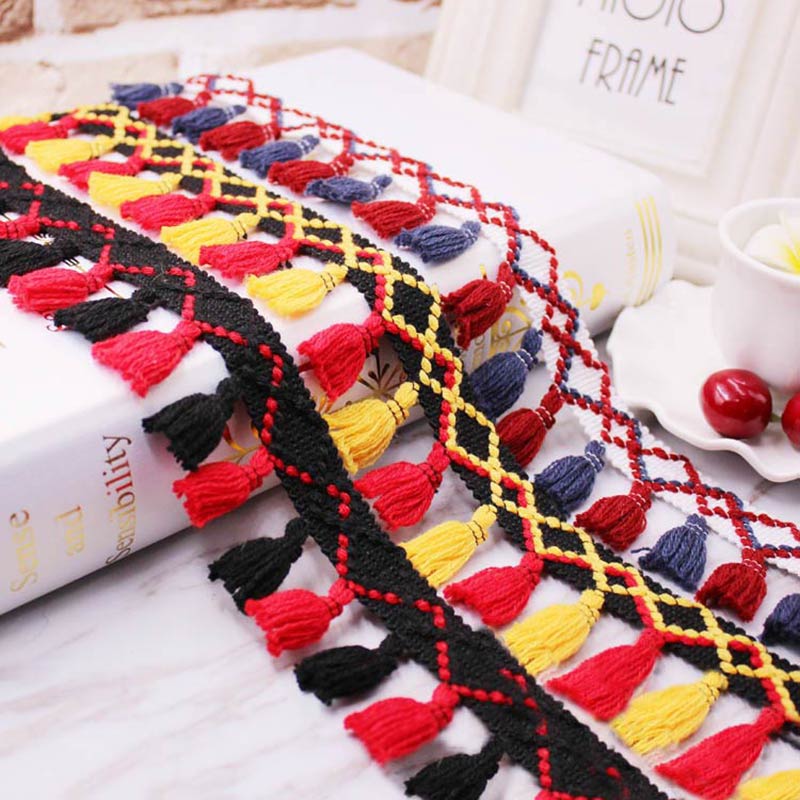 1 stocznia/partia frędzle fręd – Home Ec Textiles recenzja i cena