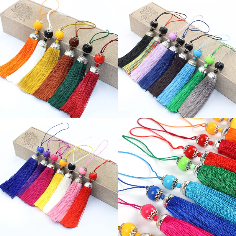 2/5 sztuk 8CM Silk Tassel z ko – Home Ec Textiles recenzja i cena