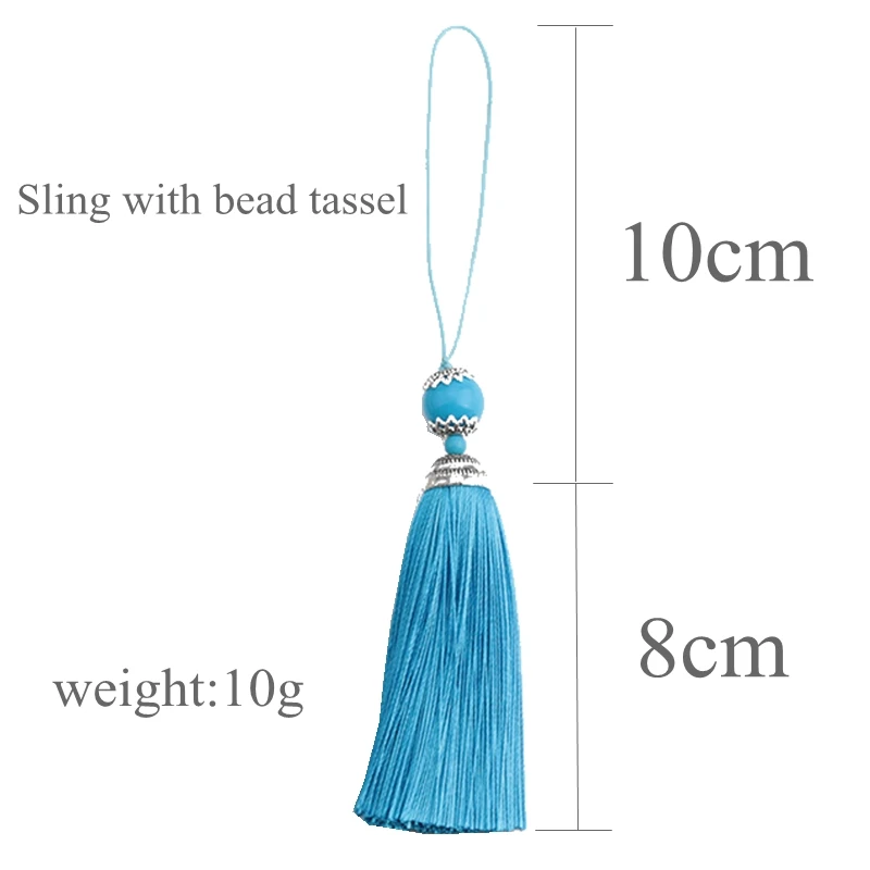2/5 sztuk 8CM Silk Tassel z ko – Home Ec Textiles recenzja i cena