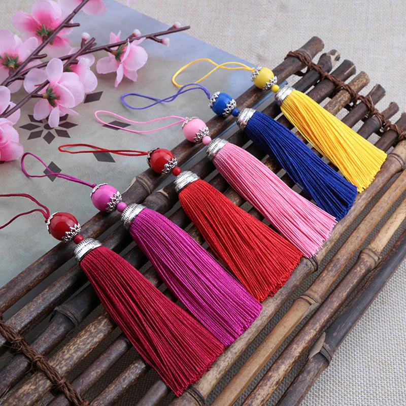 2/5 sztuk 8CM Silk Tassel z ko – Home Ec Textiles recenzja i cena