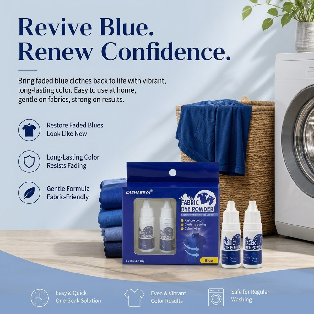 CASHAREYA Niebieski Proszek do – Linum Home Textiles recenzja i cena