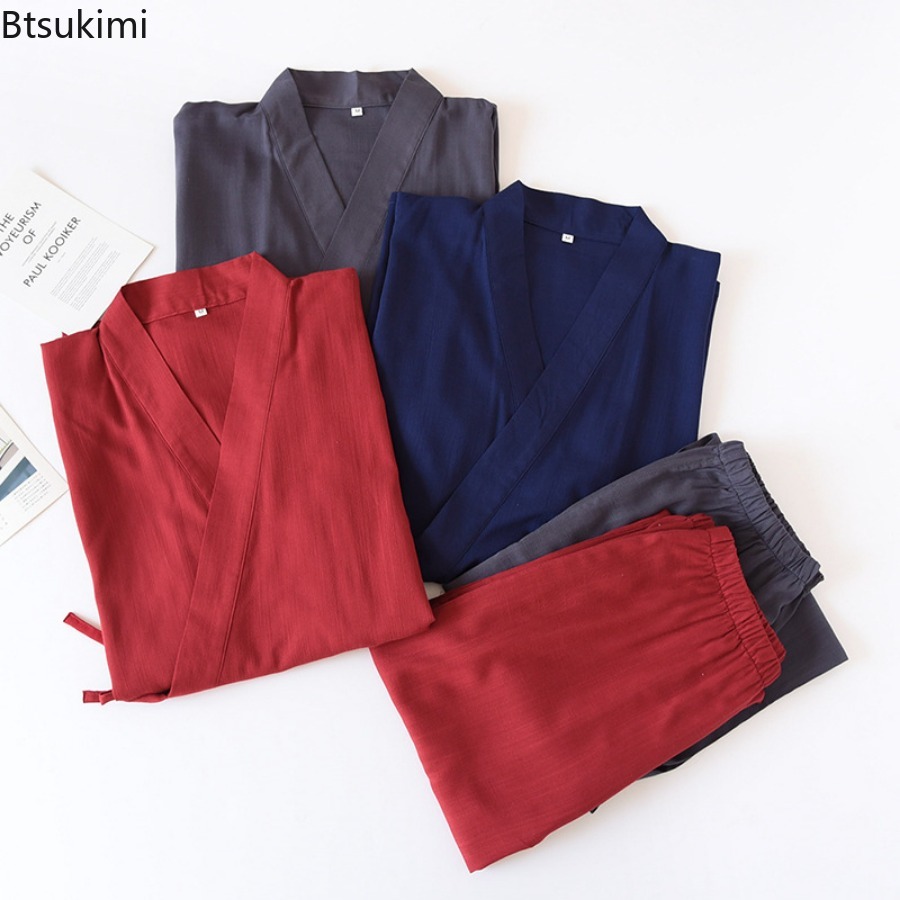 Męskie japońskie kimono, szlaf – Linum Home Textiles recenzja i cena
