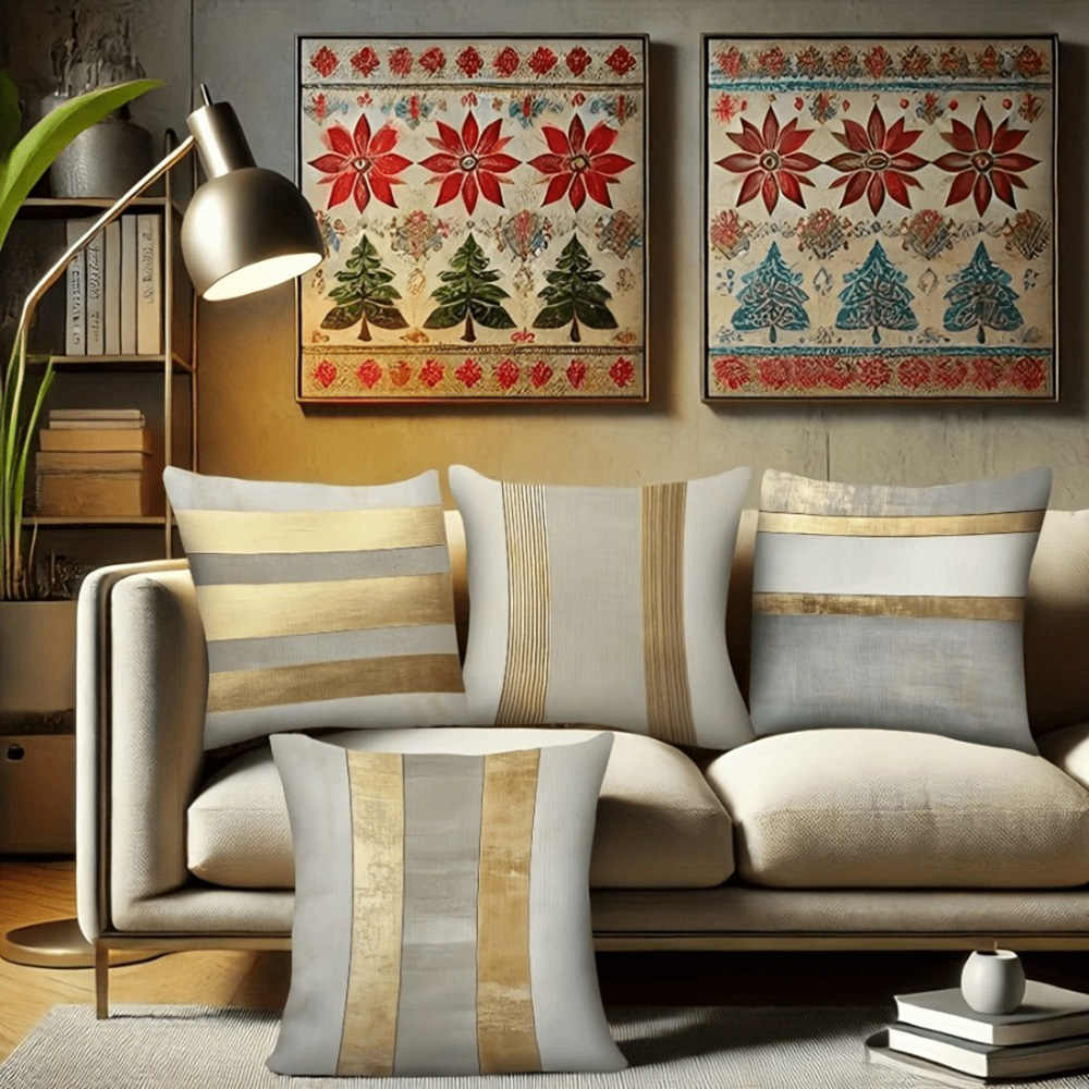 Eleganckie złote i neutralne p – Luxury Home Textiles Usa recenzja i cena