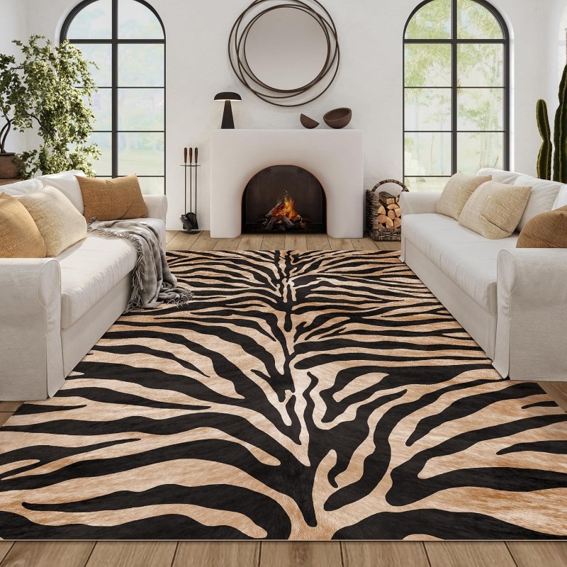 Dywan do salonu w paski tygrys – Home Textiles Online recenzja i cena