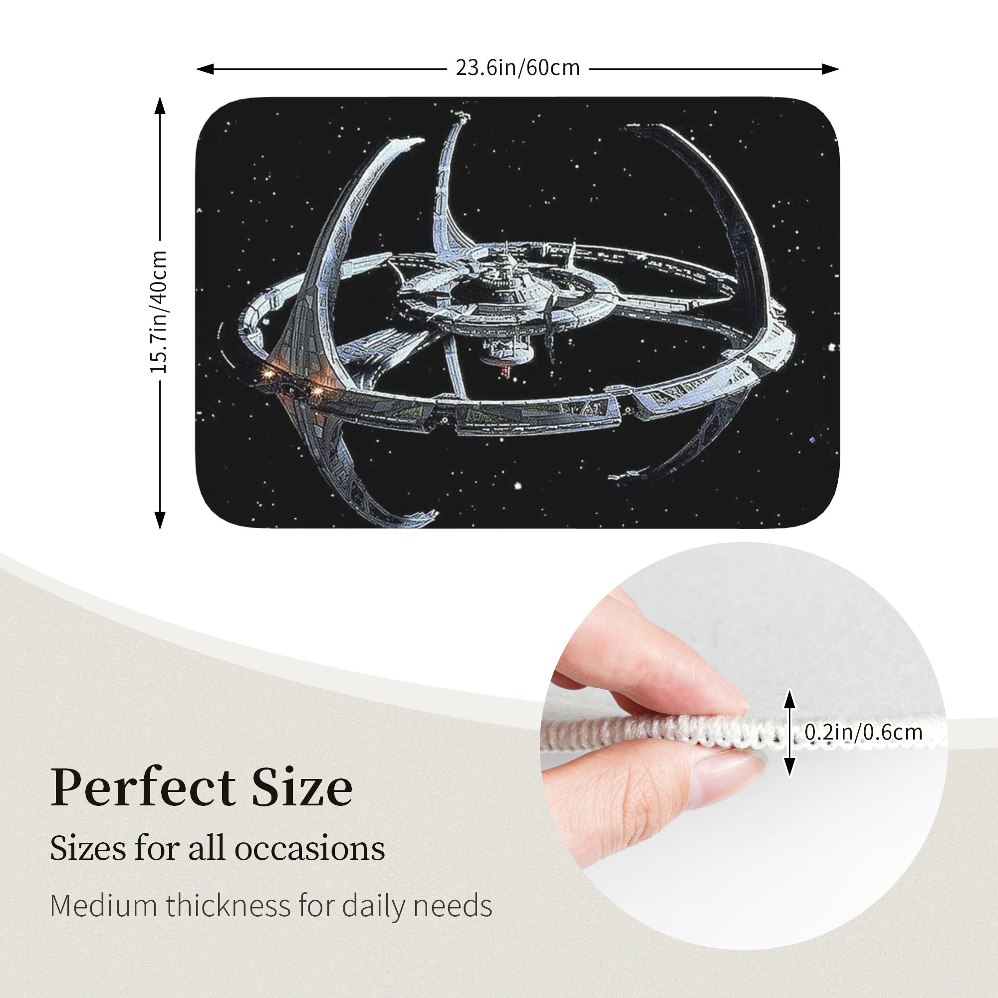 Wycieraczka z logo Deep Space  – Home Textiles Logo recenzja i cena